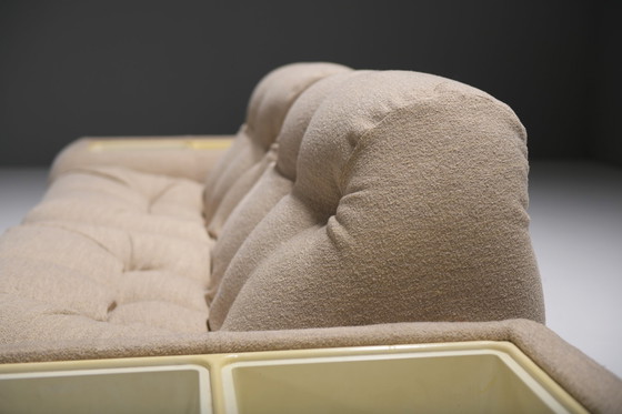 Image 1 of Geweldige Vintage Nuvolone set in bouclé van Rino Maturi voor MiMo Padova Italië