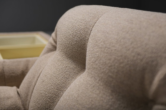 Image 1 of Geweldige Vintage Nuvolone set in bouclé van Rino Maturi voor MiMo Padova Italië