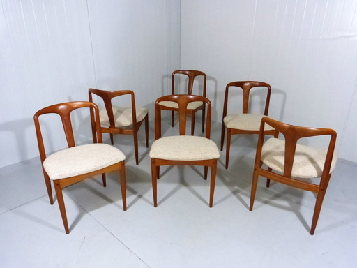 6x Juliane van Johannes Andersen eetkamerstoel