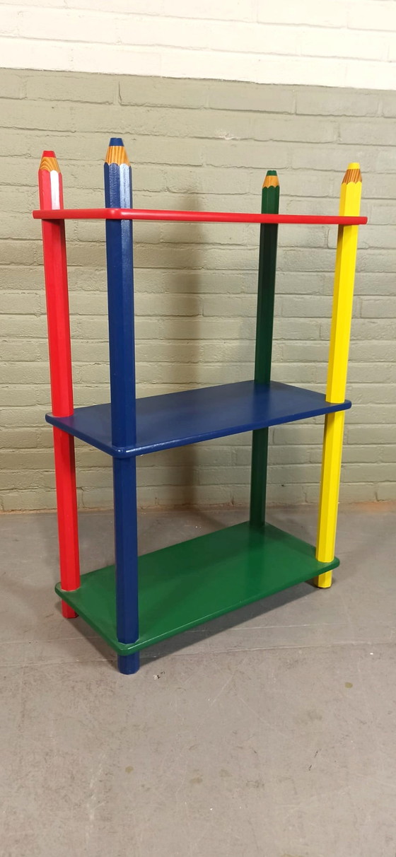 Image 1 of Vintage Pierre Sala potlod boekenkast, Frans