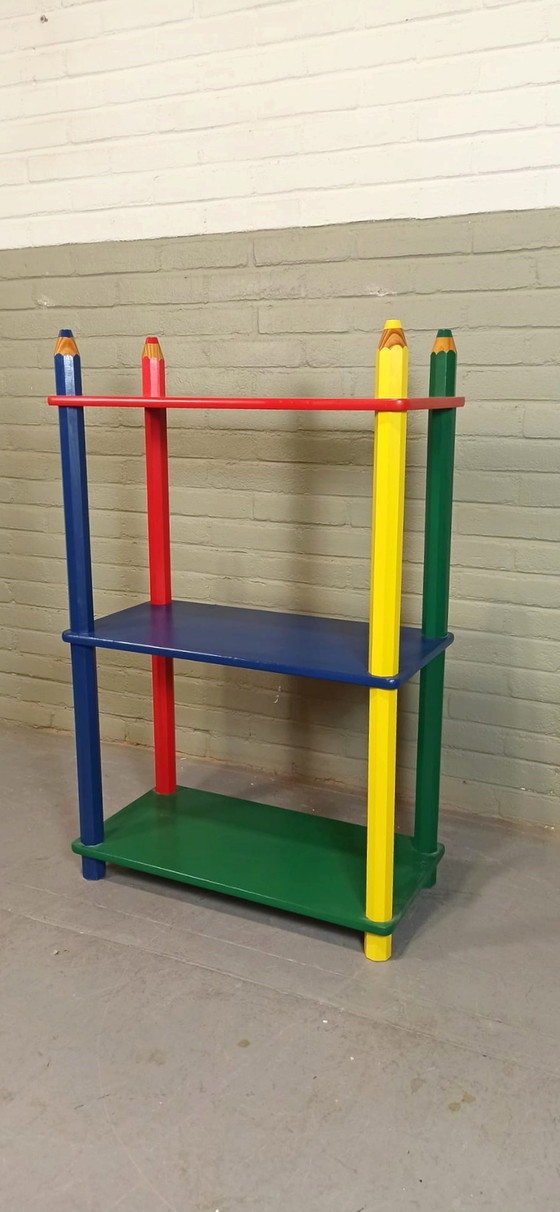 Image 1 of Vintage Pierre Sala potlod boekenkast, Frans