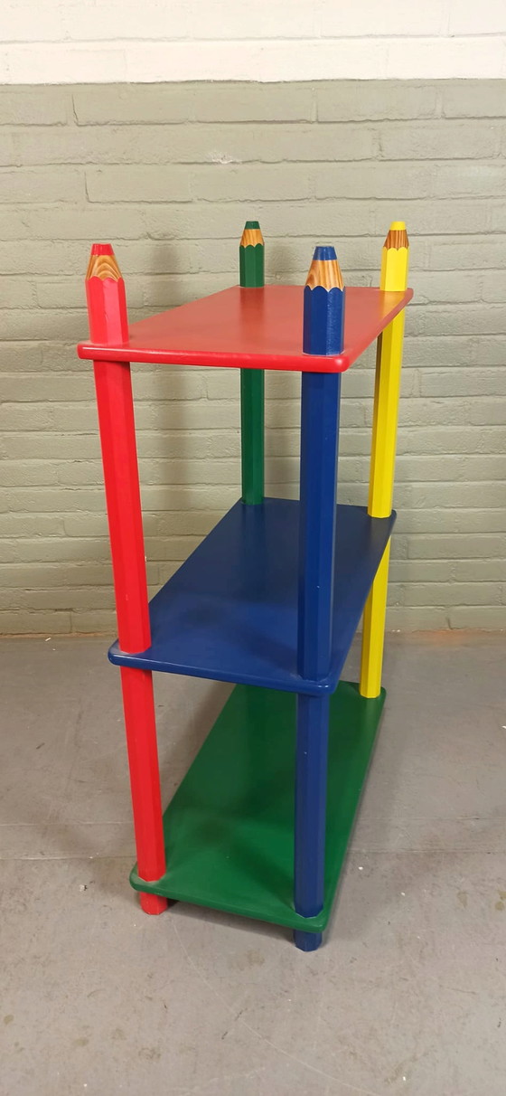 Image 1 of Vintage Pierre Sala potlod boekenkast, Frans