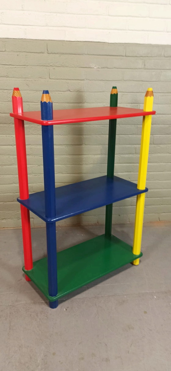 Image 1 of Vintage Pierre Sala potlod boekenkast, Frans