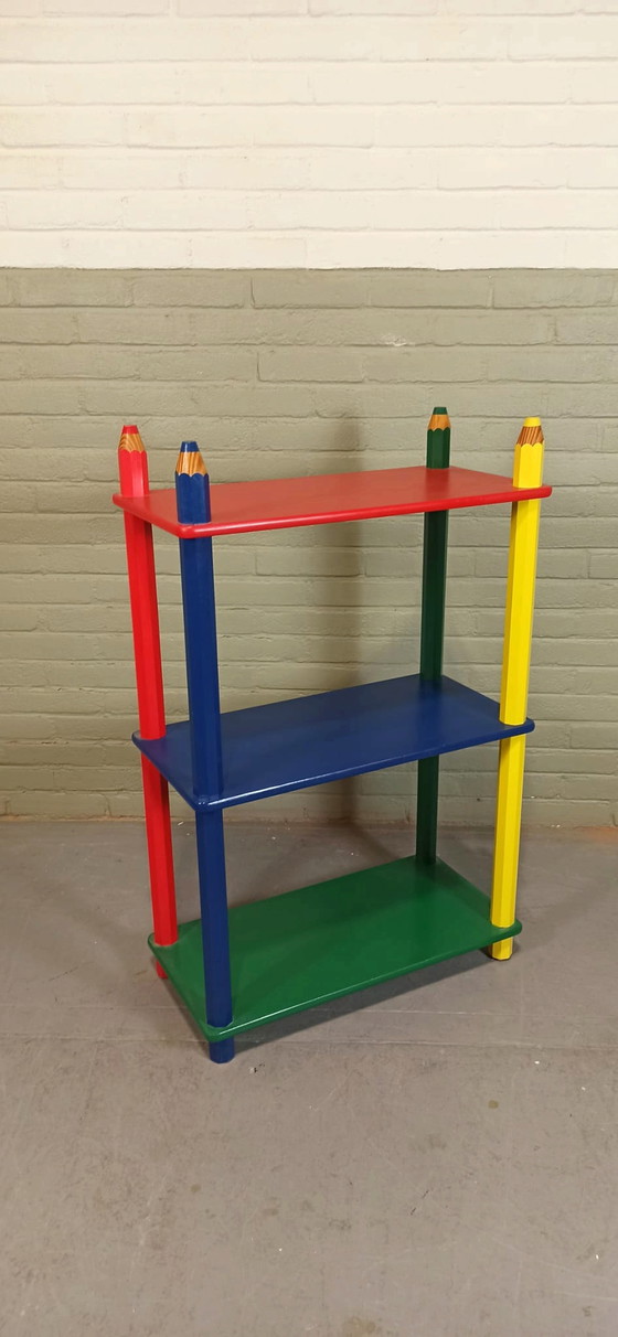 Image 1 of Vintage Pierre Sala potlod boekenkast, Frans