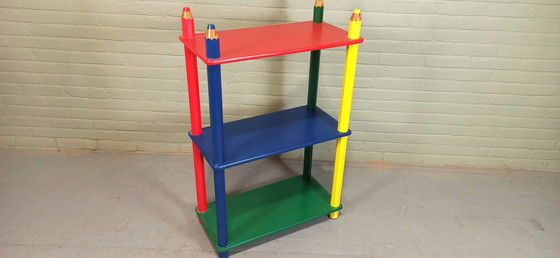 Image 1 of Vintage Pierre Sala potlod boekenkast, Frans