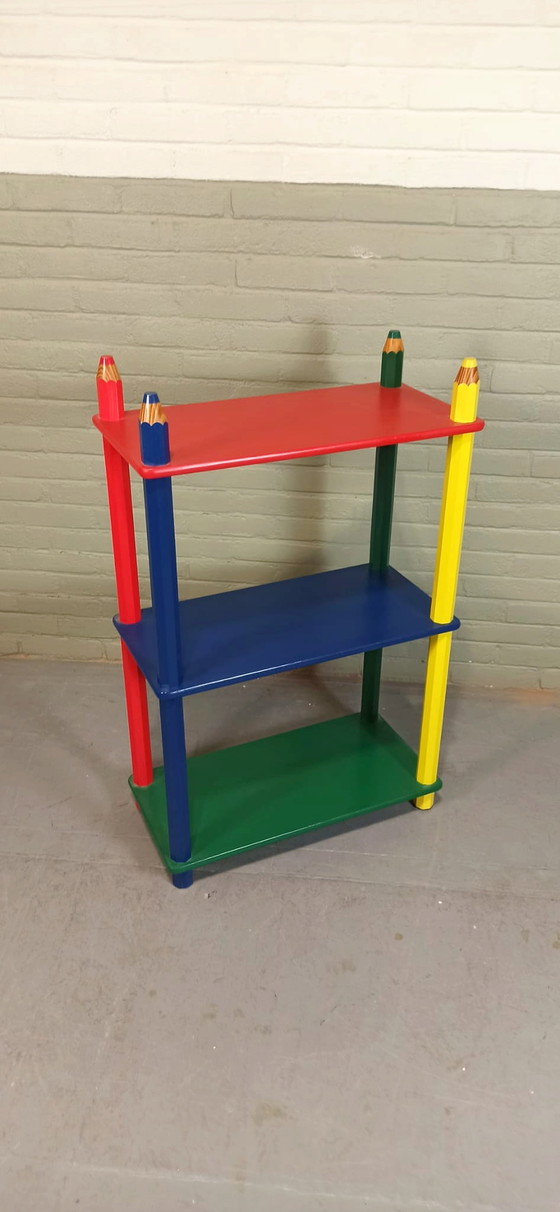 Image 1 of Vintage Pierre Sala potlod boekenkast, Frans