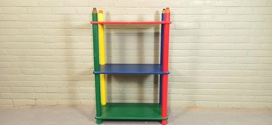 Image 1 of Vintage Pierre Sala potlod boekenkast, Frans