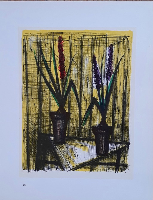 Bernard Buffet Litho     LES HYACINTH