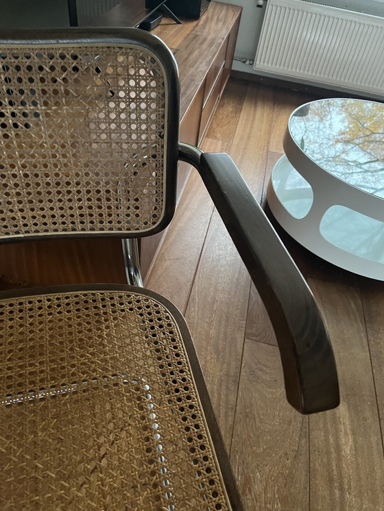 Image 1 of 2 x vintage Cesca buizenframe stoelen