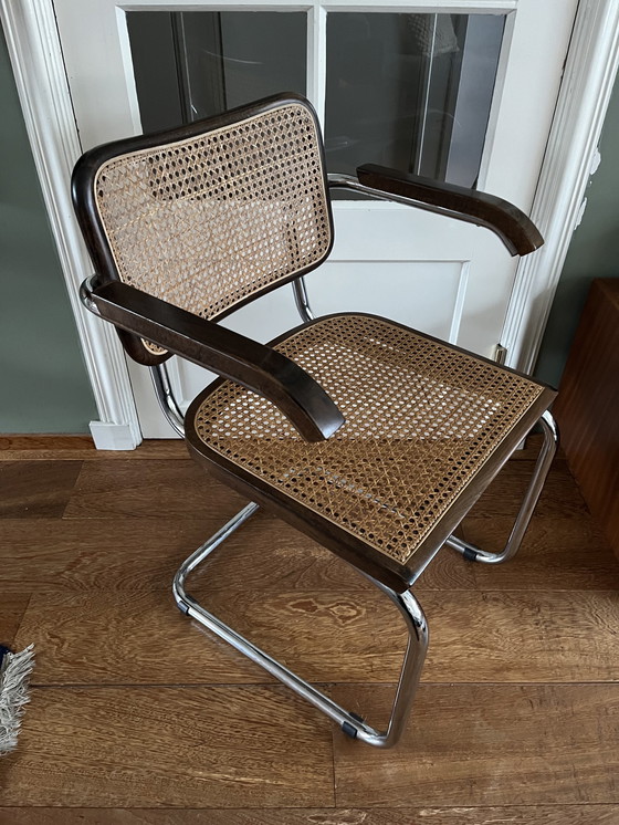 Image 1 of 2 x vintage Cesca buizenframe stoelen