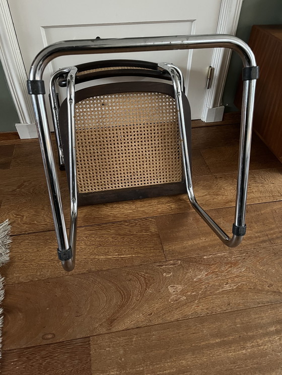 Image 1 of 2 x vintage Cesca buizenframe stoelen