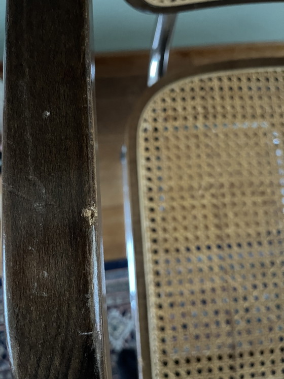 Image 1 of 2 x vintage Cesca buizenframe stoelen