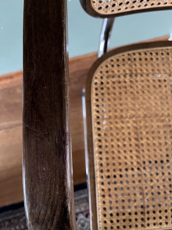 Image 1 of 2 x vintage Cesca buizenframe stoelen