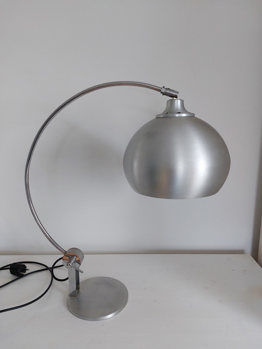 Mid-century tafel/ bureau boog Lamp