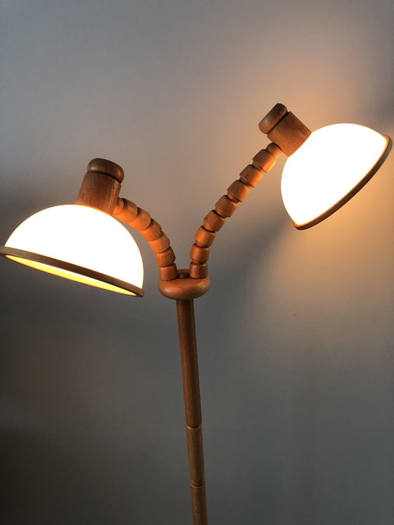 Image 1 of Steinhauer vloerlamp met dubbele kap