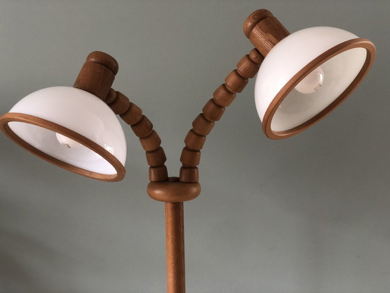 Image 1 of Steinhauer vloerlamp met dubbele kap