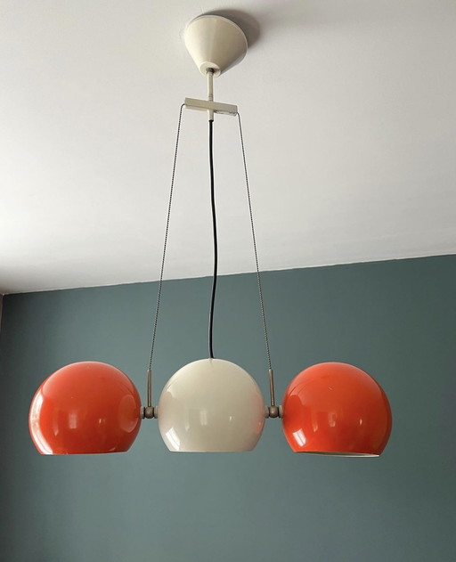 Space Age “Eye-ball” bollenlamp jaren 70