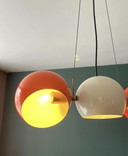 Space Age “Eye-ball” bollenlamp jaren 70