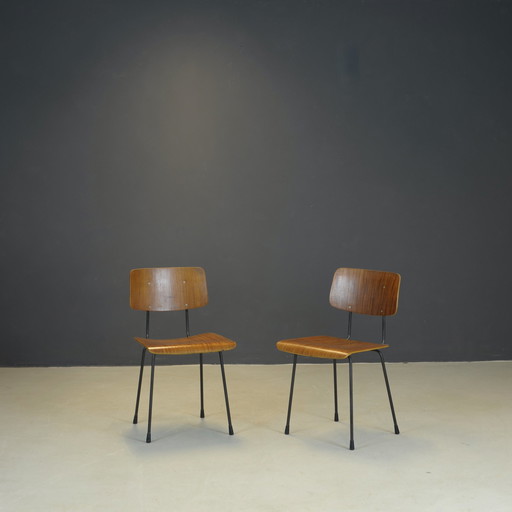 2x Gispen 1262 chairs by André Cordemeijer