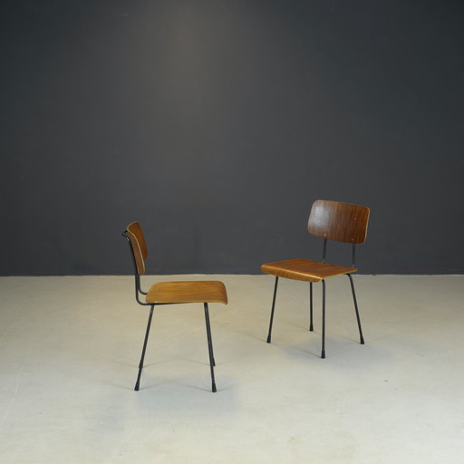 2x Gispen 1262 chairs by André Cordemeijer