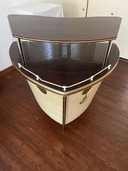 vintage bar in vorm van boot