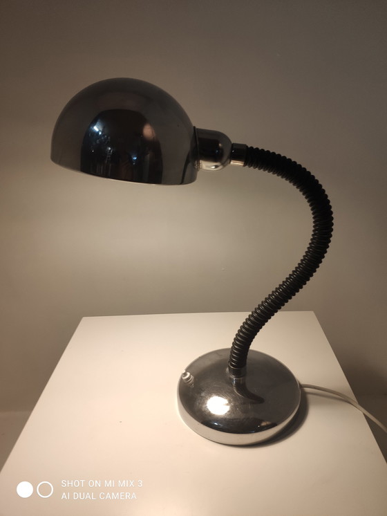 Image 1 of Vintage chromen tafellamp