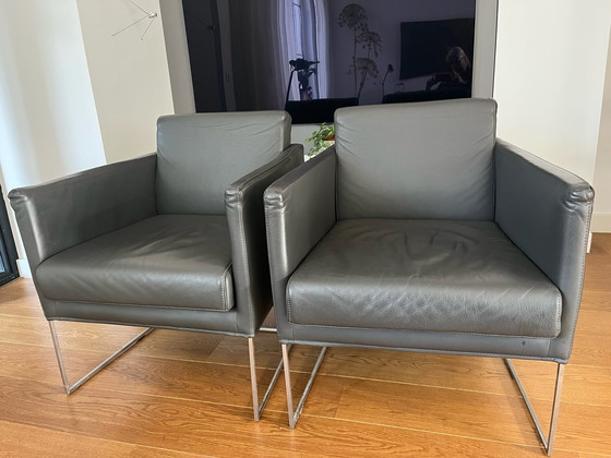 Image 1 of 2x Bert Plantagie Pallas fauteuils