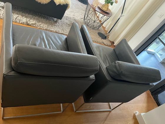 Image 1 of 2x Bert Plantagie Pallas fauteuils