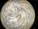 Vintage witte swirl plafondlamp