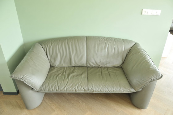 Image 1 of 2x Leolux Clio vintage 2-zitsbank