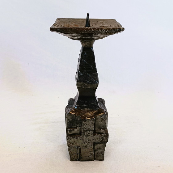 Image 1 of Vintage brutalistische kandelaar