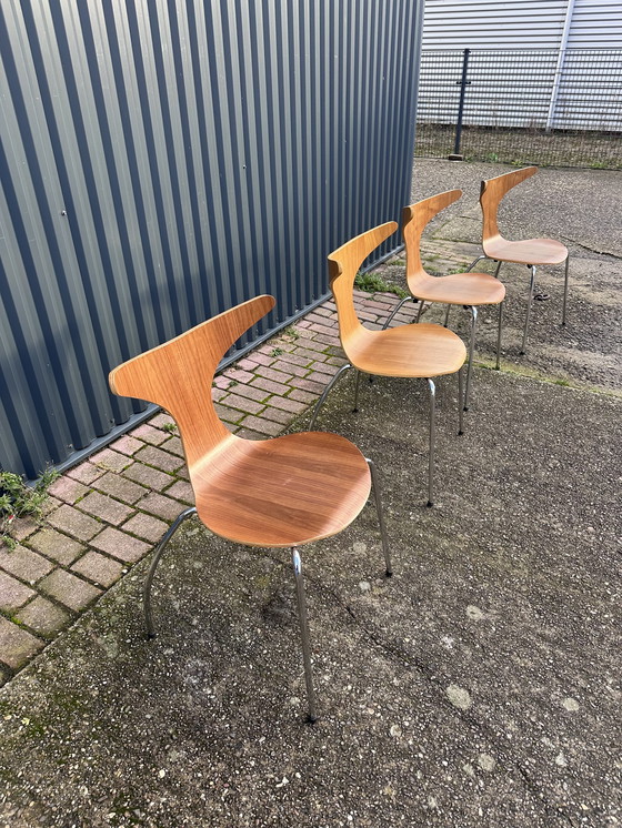 Image 1 of 4 x dolphin stoel eetkamerstoelen 