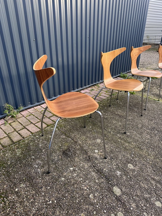 Image 1 of 4 x dolphin stoel eetkamerstoelen 