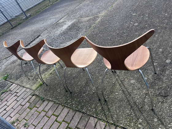 Image 1 of 4 x dolphin stoel eetkamerstoelen 