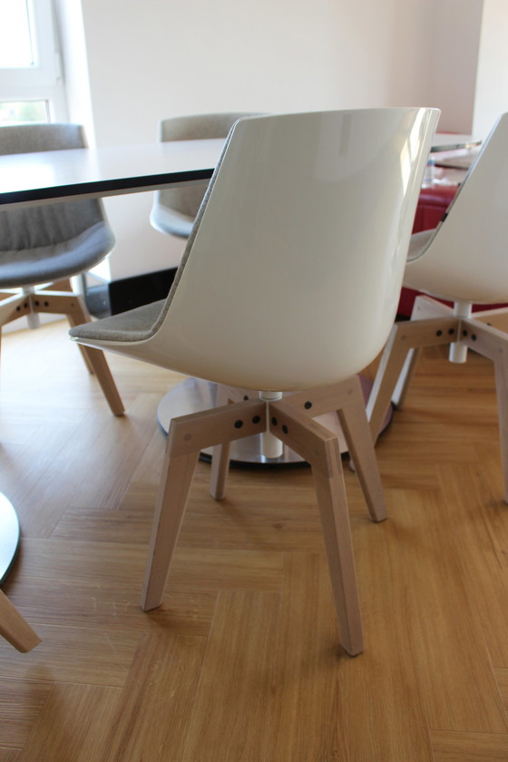 Image 1 of 8 x MDF Italia Flow Chair van Jean-Marie Massaud