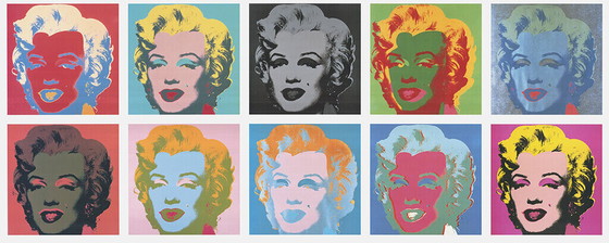 Image 1 of Andy Warhol - Tien Marilyns II