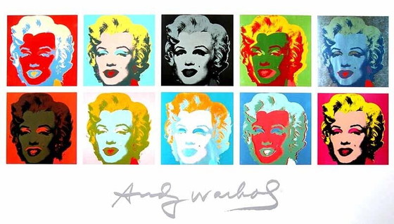 Image 1 of Andy Warhol - Tien Marilyns II