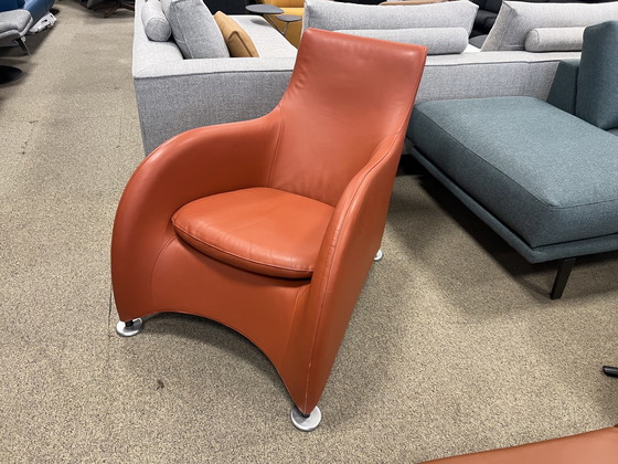 Image 1 of Montis Loge Fauteuil Tomato Red leer