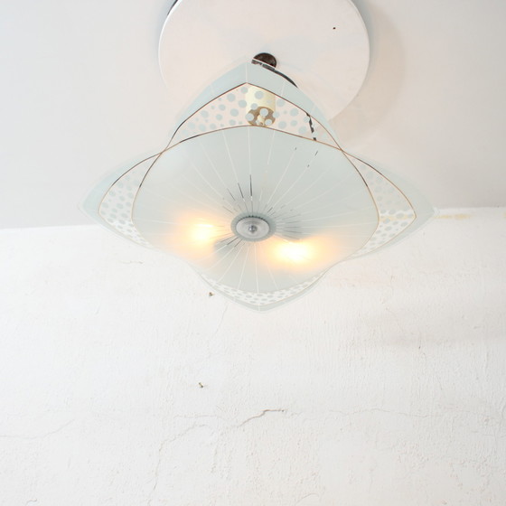 Image 1 of Mid-century plafondlamp