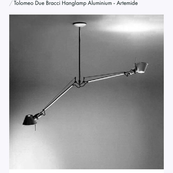 Image 1 of Artimide Tolomeo Due Bracci Sospensione hanglamp