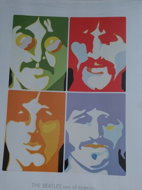 Image 1 of Poster Beatles, "Sea of Science"