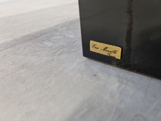 Image 1 of Vintage verborgen bar salontafel van Eric Maville, jaren 70