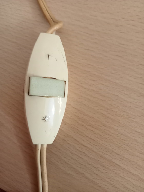 Image 1 of Vintage marmeren tafellamp, flower of life