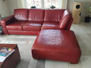 Natuzzi dik leren bankstel