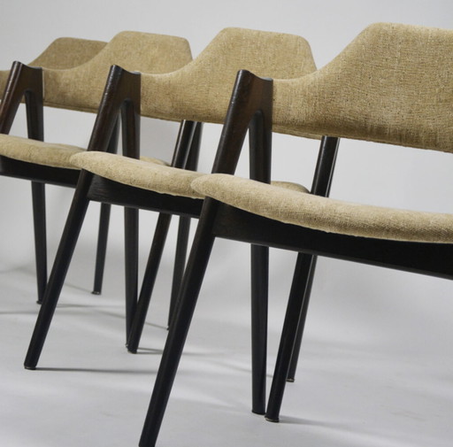 4x Kai Kristiansen stoelen