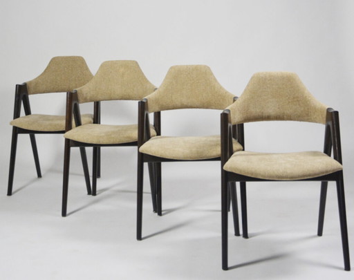 4x Kai Kristiansen stoelen