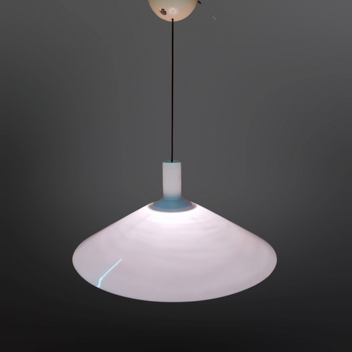 Hanglamp model 1857 van Martinelli Luce, Italië, jaren 70