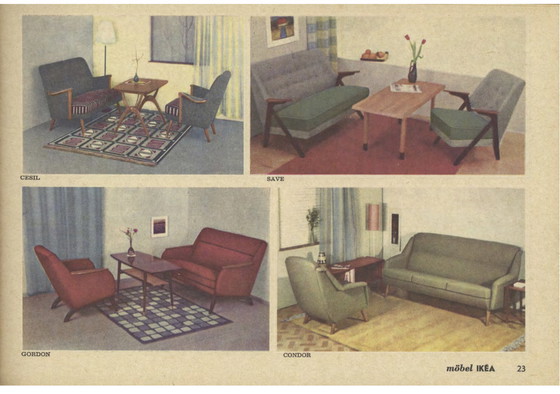 Image 1 of Zweedse fauteuil model Säve 50 / 60s