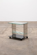 Moderne metalen unieke Trolley of barwagen,1970s