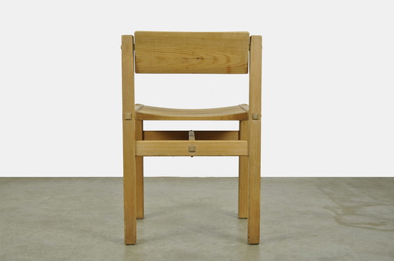 Image 1 of 4x Stange Bruk Edvin Helseth Trybo eettafelstoelen